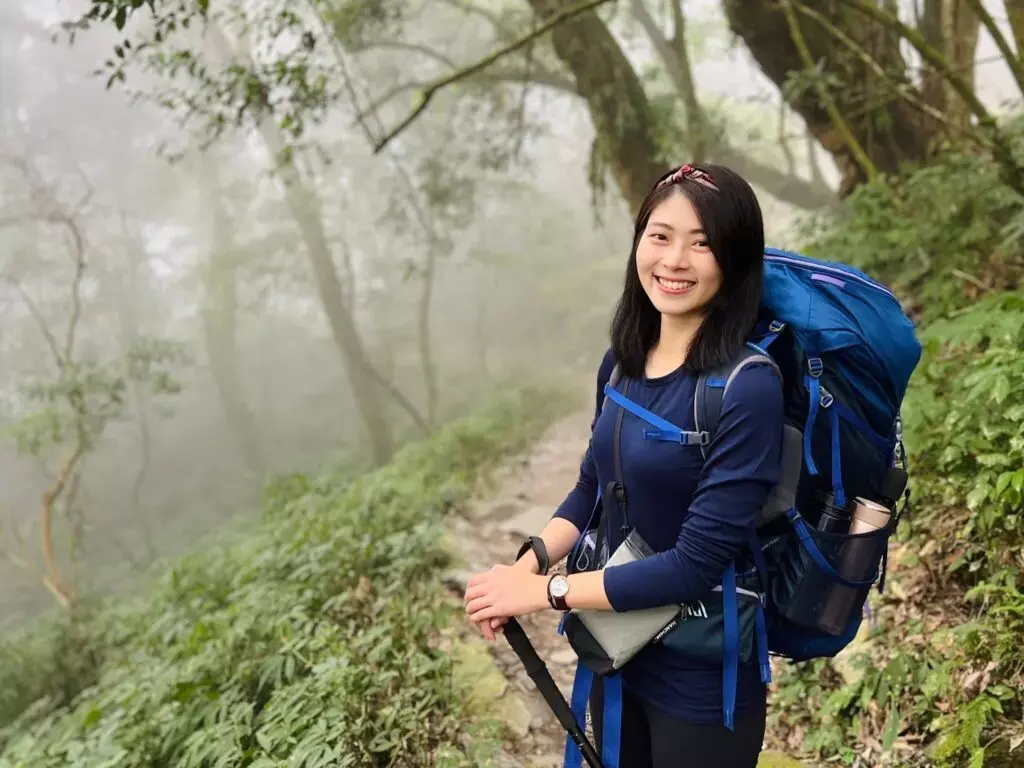 魯蓓蓓透露，當時她為了累積登山經驗，一年就完成了五十座百岳。（魯蓓蓓提供）