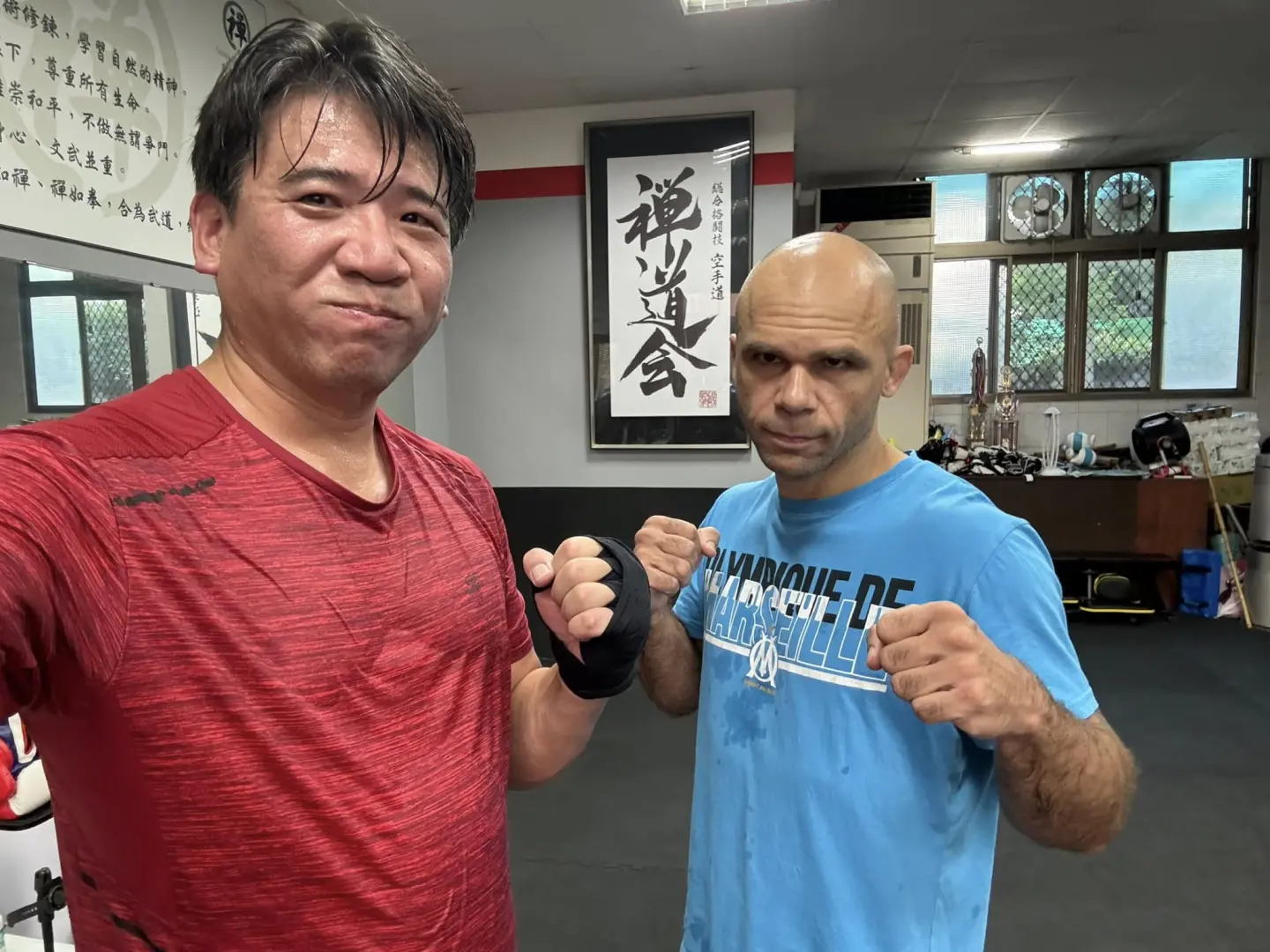王永福的「耍廢時間」,包括運動、練空手道。(圖片來源/王永福) 王永福的「耍廢時間」,包括運動、練空手道。(圖片來源/王永福)