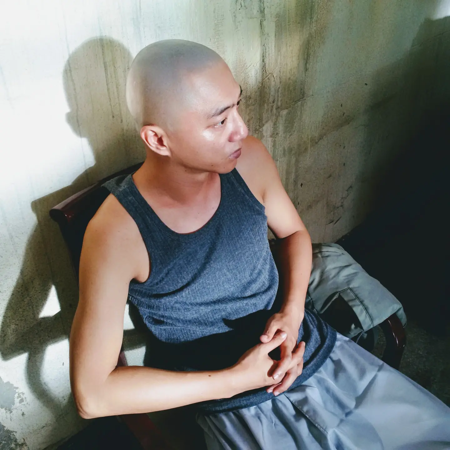 藍葦華演過大大小小各種角色，也曾為戲剃光頭。（圖片來源／傳軒）