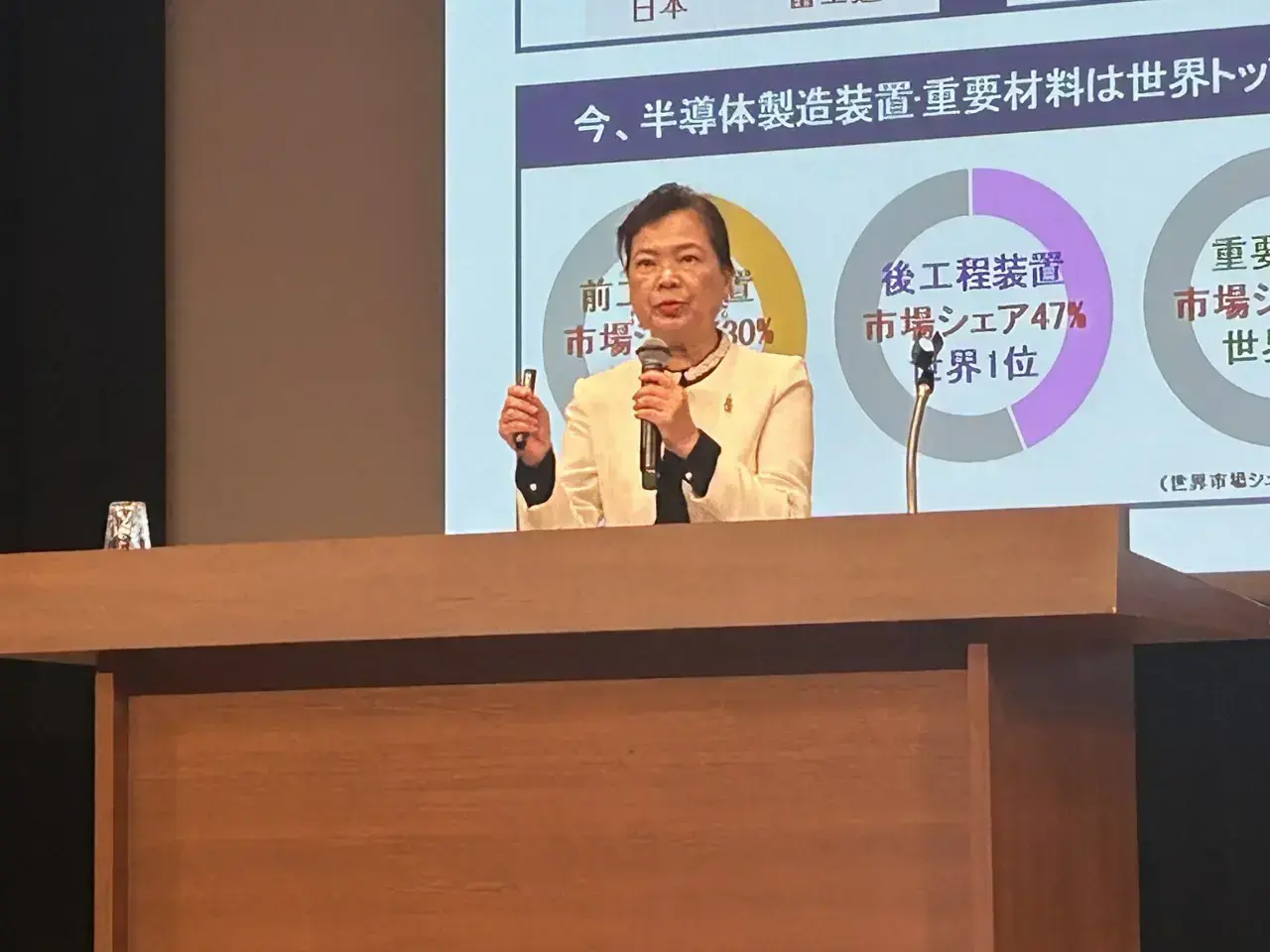 前經濟部長王美花：「台灣與日本應深化半導體與AI領域合作，結合彼此優勢，讓亞洲成為引領全球科技產業的核心動能。」