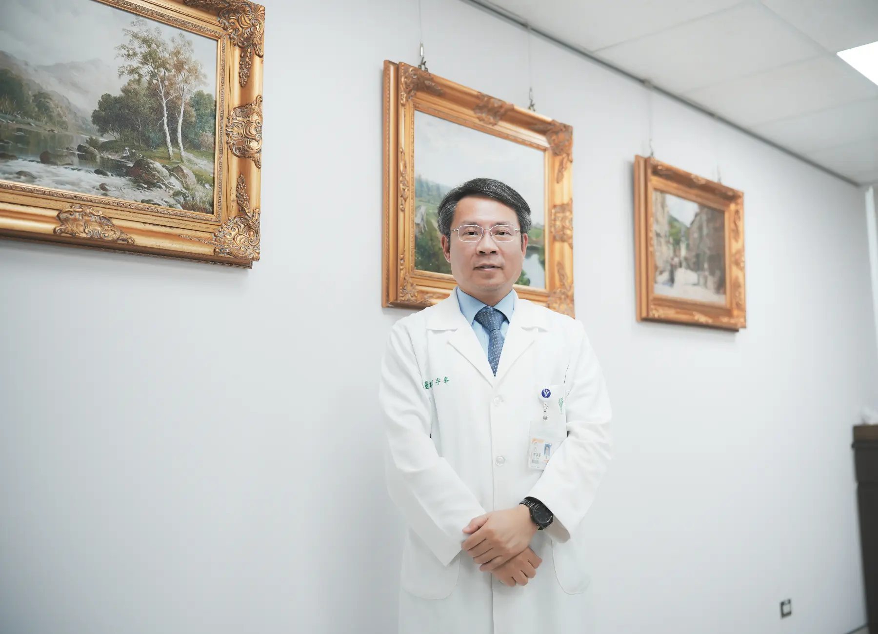 田宇峯期許未來能夠盡更大的心力，串聯奇美醫院四院一體系的機制，照顧到所有需要的臺南在地人。（攝影／葉仁琛）