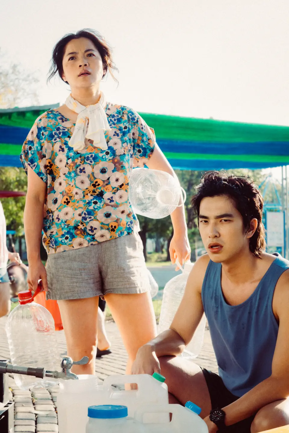 高伊玲（左）和曾敬驊在《我家的事》飾演母子，非常接地氣。（圖片來源／牽猴子）