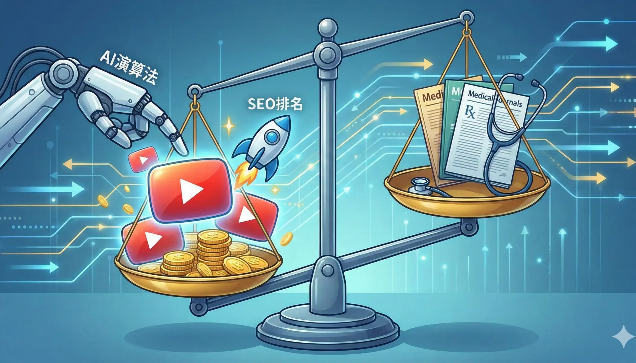 專家示警，AI摘要由於脈絡壓縮與來源混淆，更容易導致錯誤安心或延遲就醫。（圖片來源／AI生成）&nbsp;&nbsp;