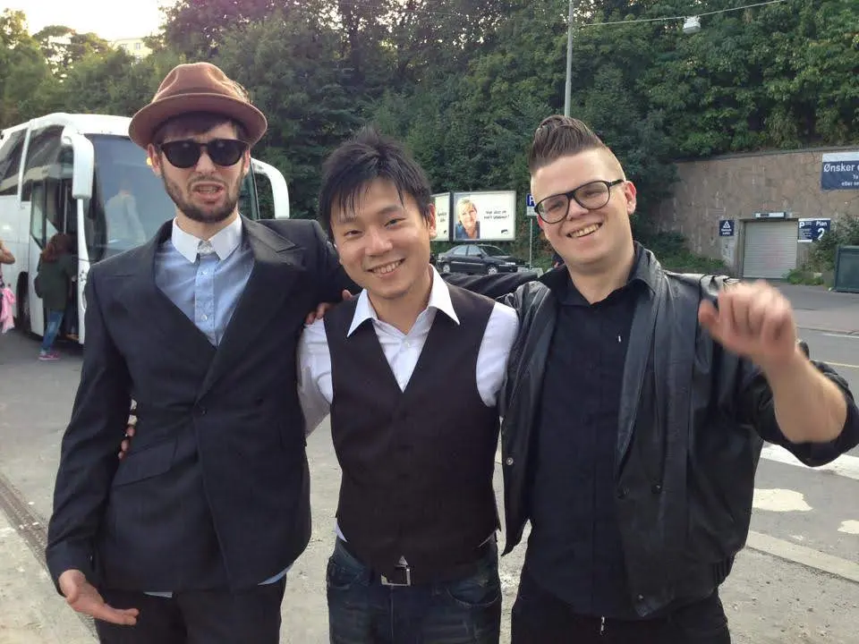 徐沛源（中）將他在挪威工作的經驗帶回到臺灣。（圖片來源／徐沛源）