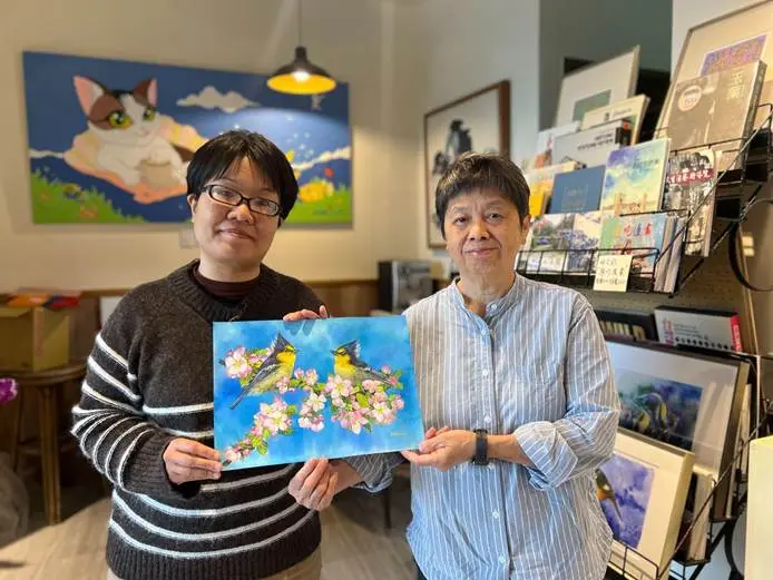 駐館藝術家馬筱媛(左)和林滿津是多年的工作夥伴。(圖片來源/林滿津) 駐館藝術家馬筱媛(左)和林滿津是多年的工作夥伴。(圖片來源/林滿津)