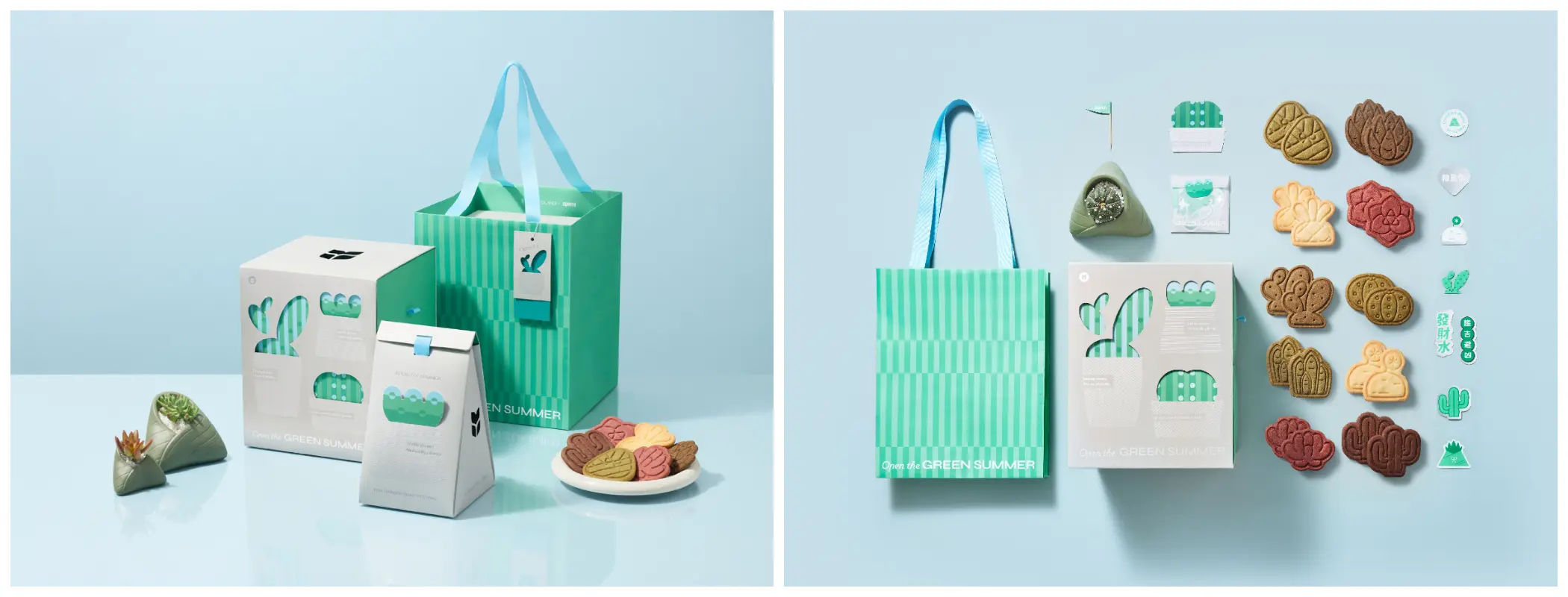 端午聯名禮盒「Open the Green Summer 夏粽點」(圖片來源/有肉 SUCCULAND) 端午聯名禮盒「Open the Green Summer 夏粽點」(圖片來源/有肉 SUCCULAND)