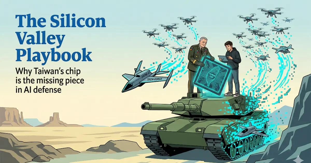 The Silicon Valley Playbook for "AI Defense" is Here: Why Taiwan's Digital Defense Gap is the Next Big Opportunity for Global Tech