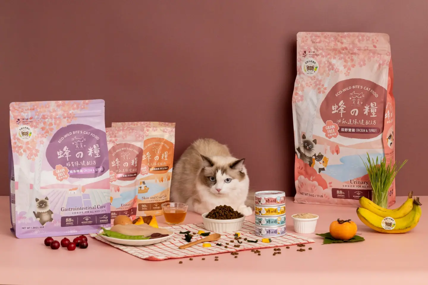 貪貪攜手飼主守護野生動物，採用「友善石虎農作」食材製作寵食，以長期的實際行動支持在地小農。（圖片來源／貪貪Munchee） 