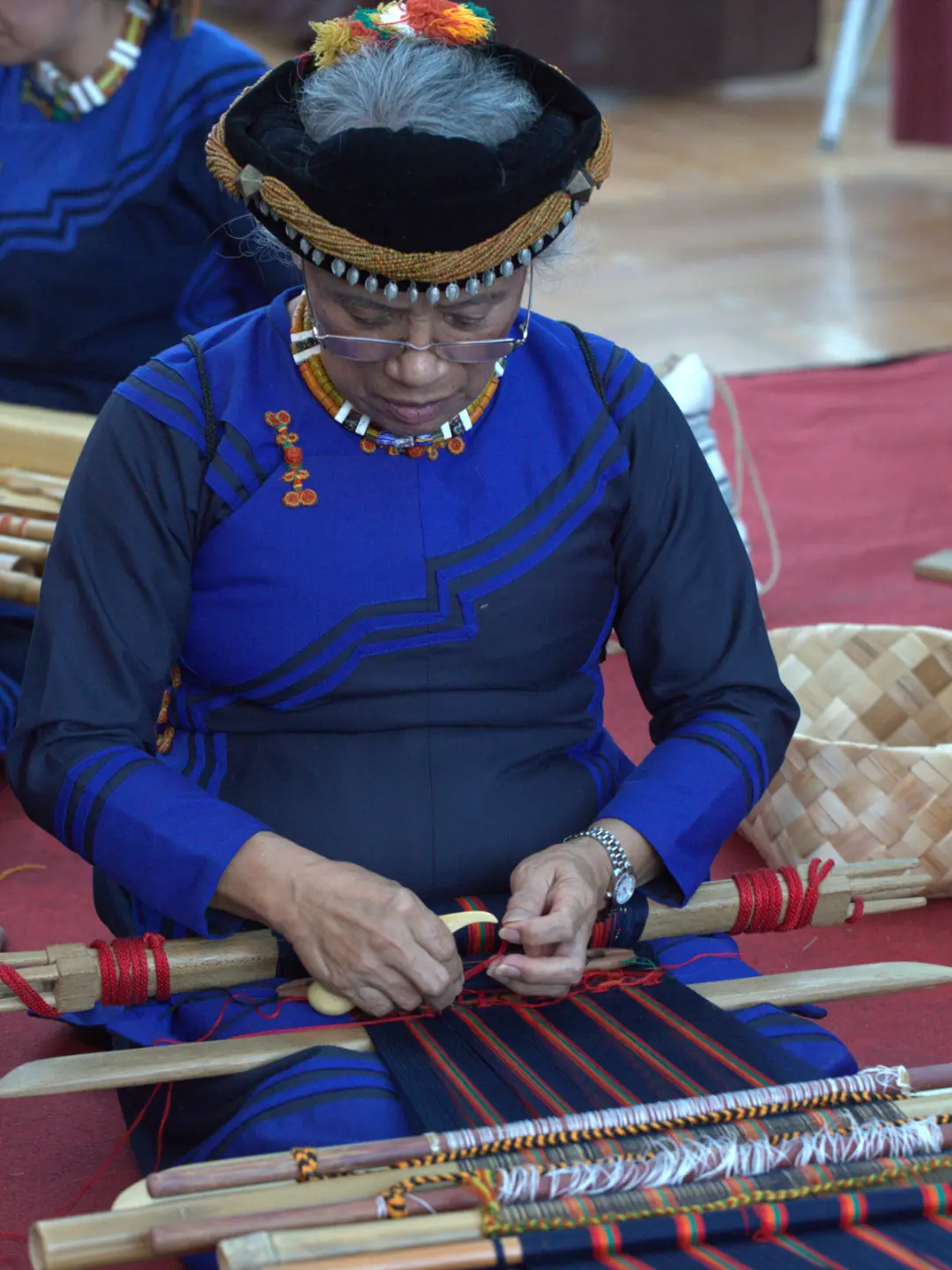 許春美希望能透過織布藝術，傳承寶貴的文化資產。（圖片來源／許春美）